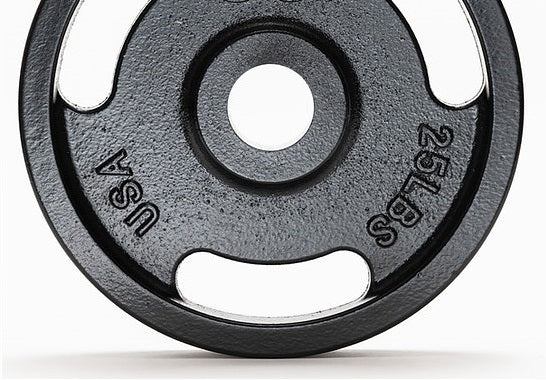 Solid Cast Iron Olympic Plates – Mike's Fitness Equipment